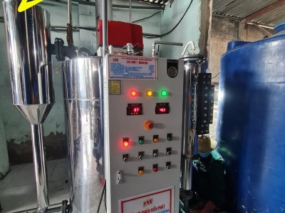 Nồi hơi đốt dầu DO 500kg/h lắp đặt tại nhà máy nước mắm Phan Thiết_Mũi Né