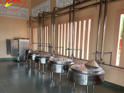 HỆ THỐNG  NẤU ĂN CÔNG NGHIỆP LẮP TẠI  TRUNG TÂM CAI NGHIỆN K48 TÂY NINH