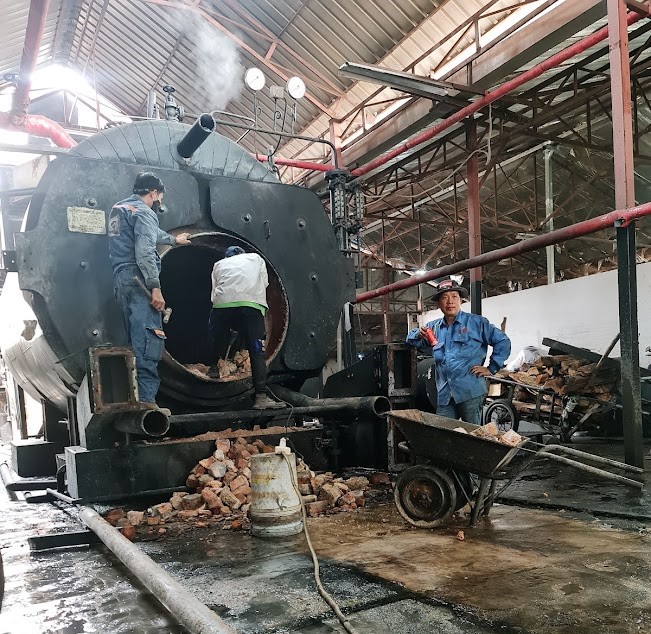 lò hơi đốt vải 6000kg/h